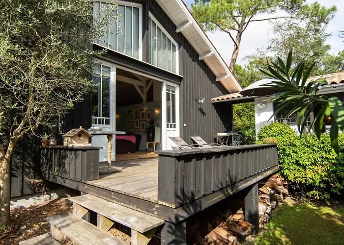 Вилла Lolita Au Cap Ferret A 2 Pas Du Quartier Ostreicole Леж-Кап-Ферре